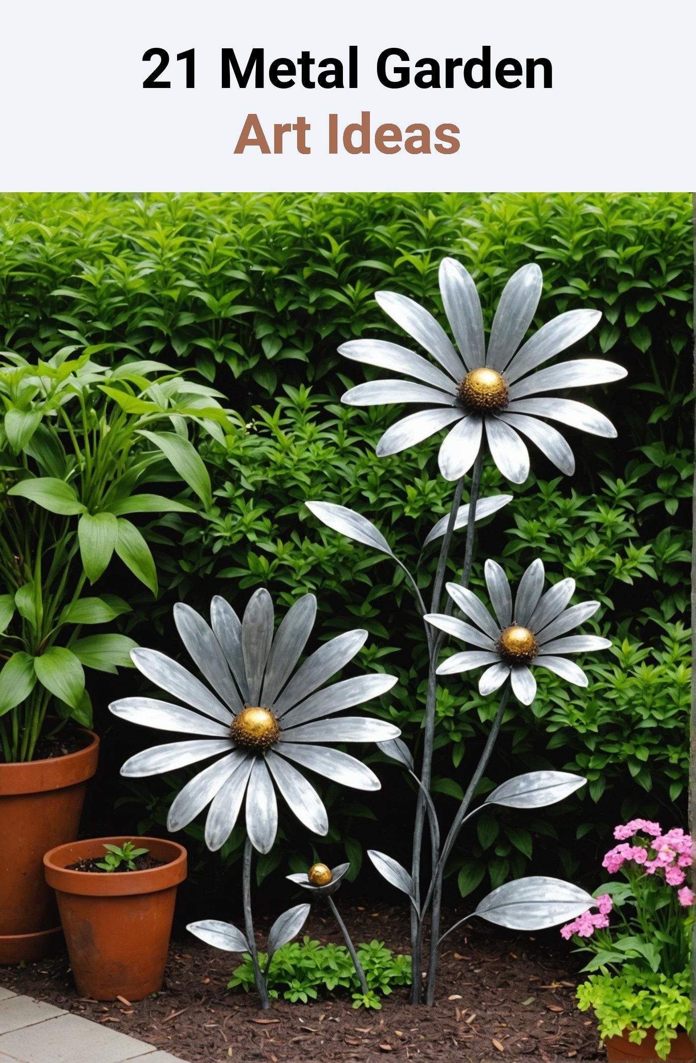 21 Metal Garden Art Ideas