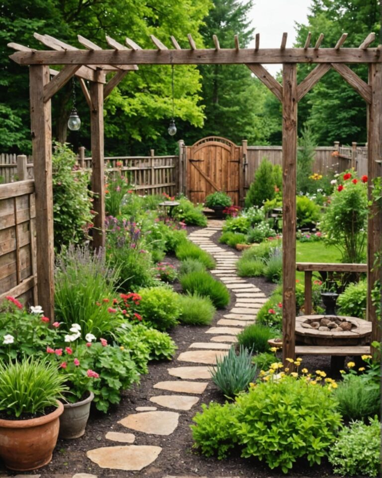 21 Rustic Garden Designs