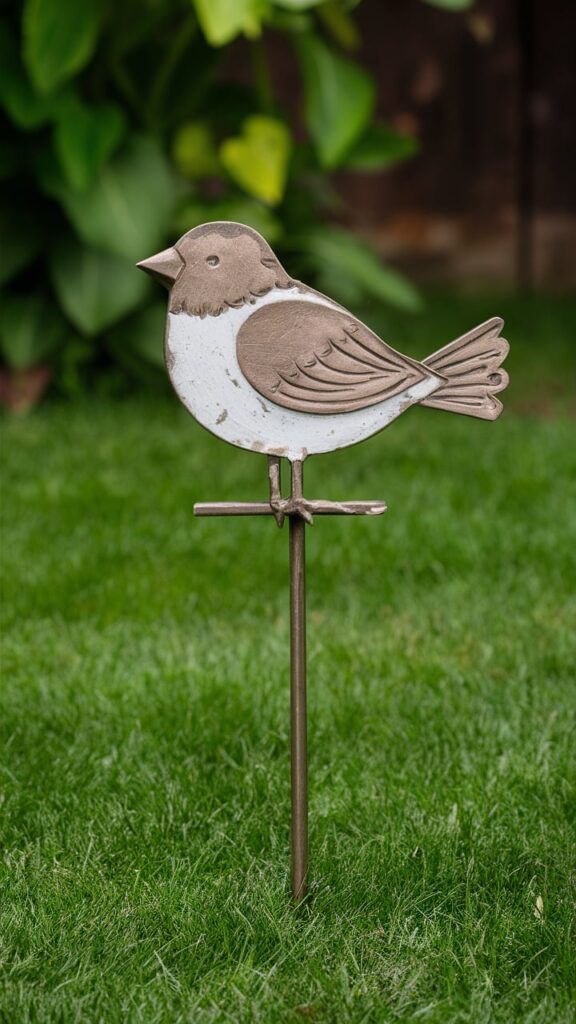 Bird-Shaped Plant Marker