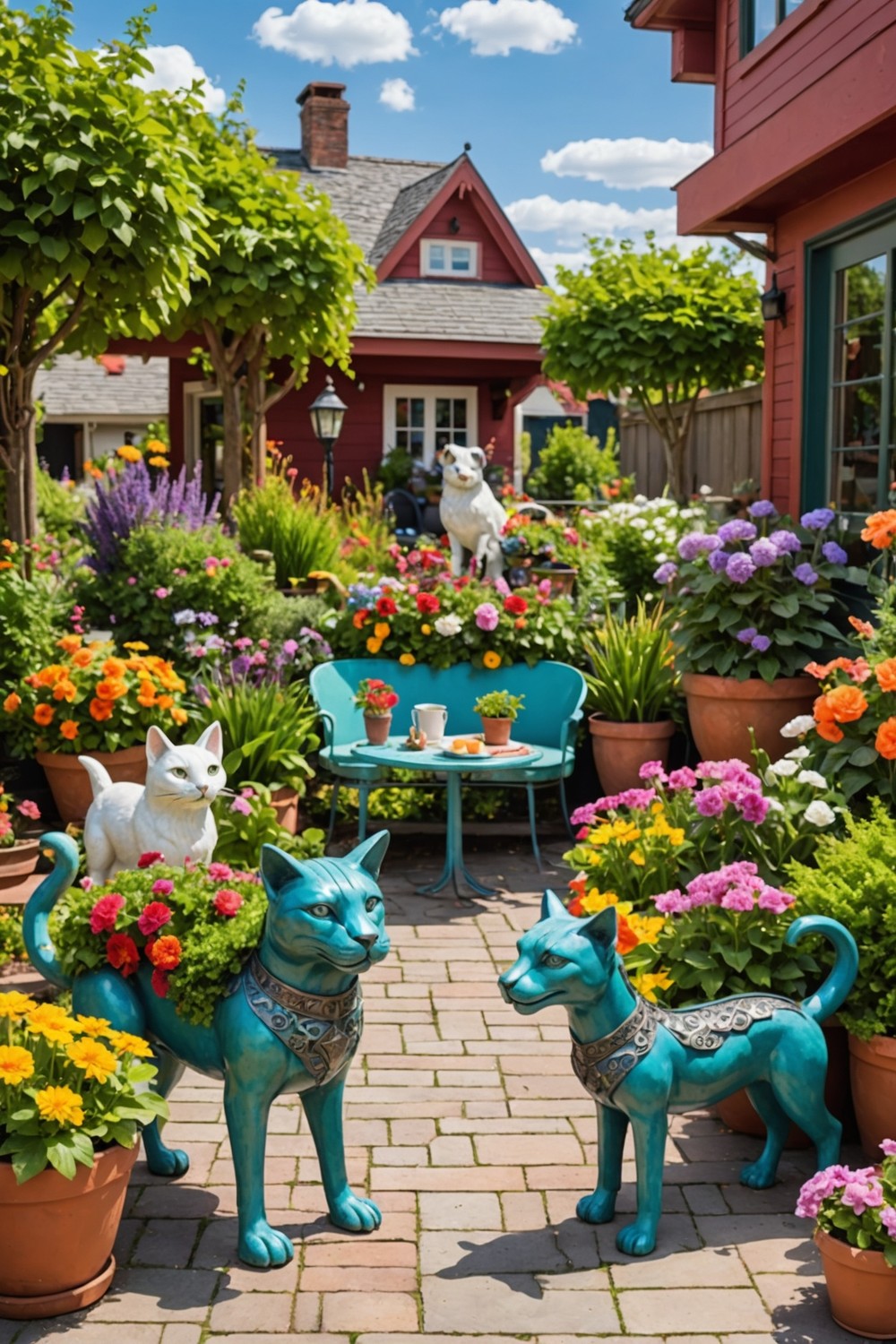 Animal-Shaped Planter Boxes