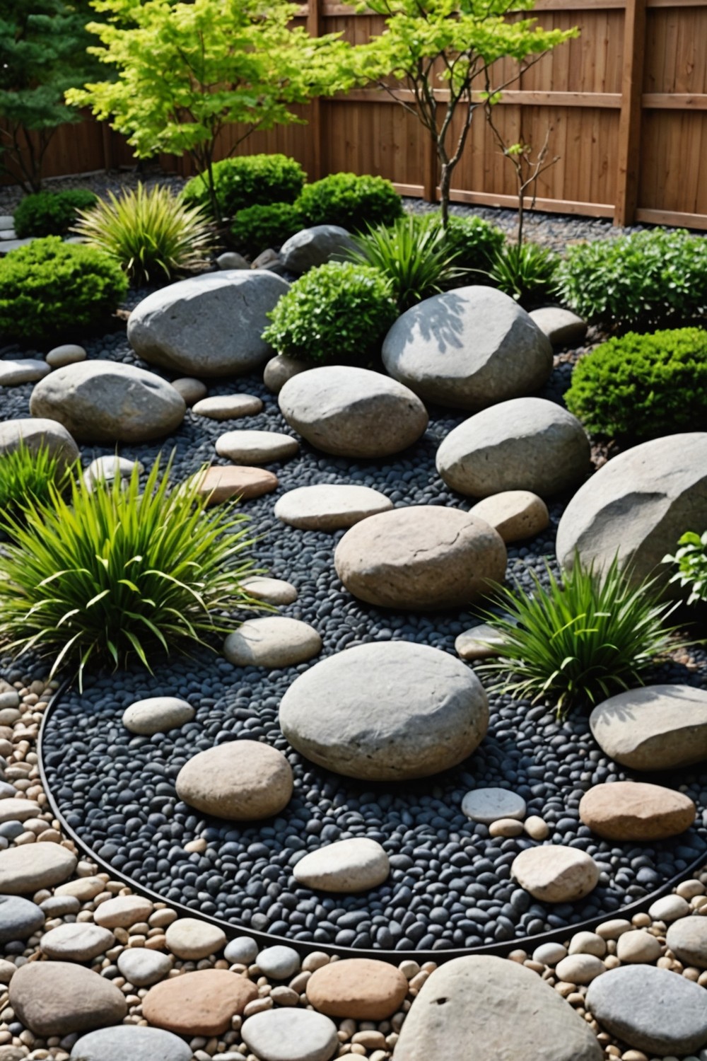 Arrange Boulders in a Zen Garden