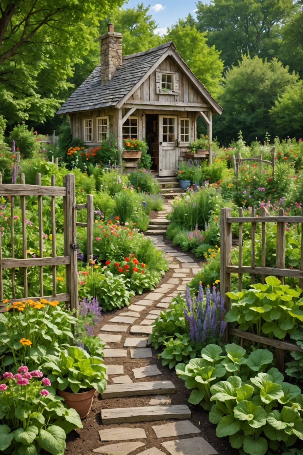 Cottage-Style Veggie Beds