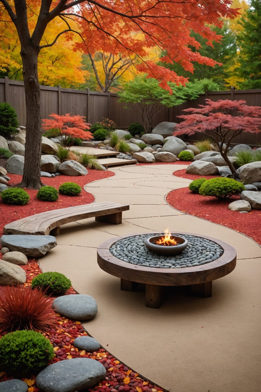 Create a Zen Garden with Fall Elements