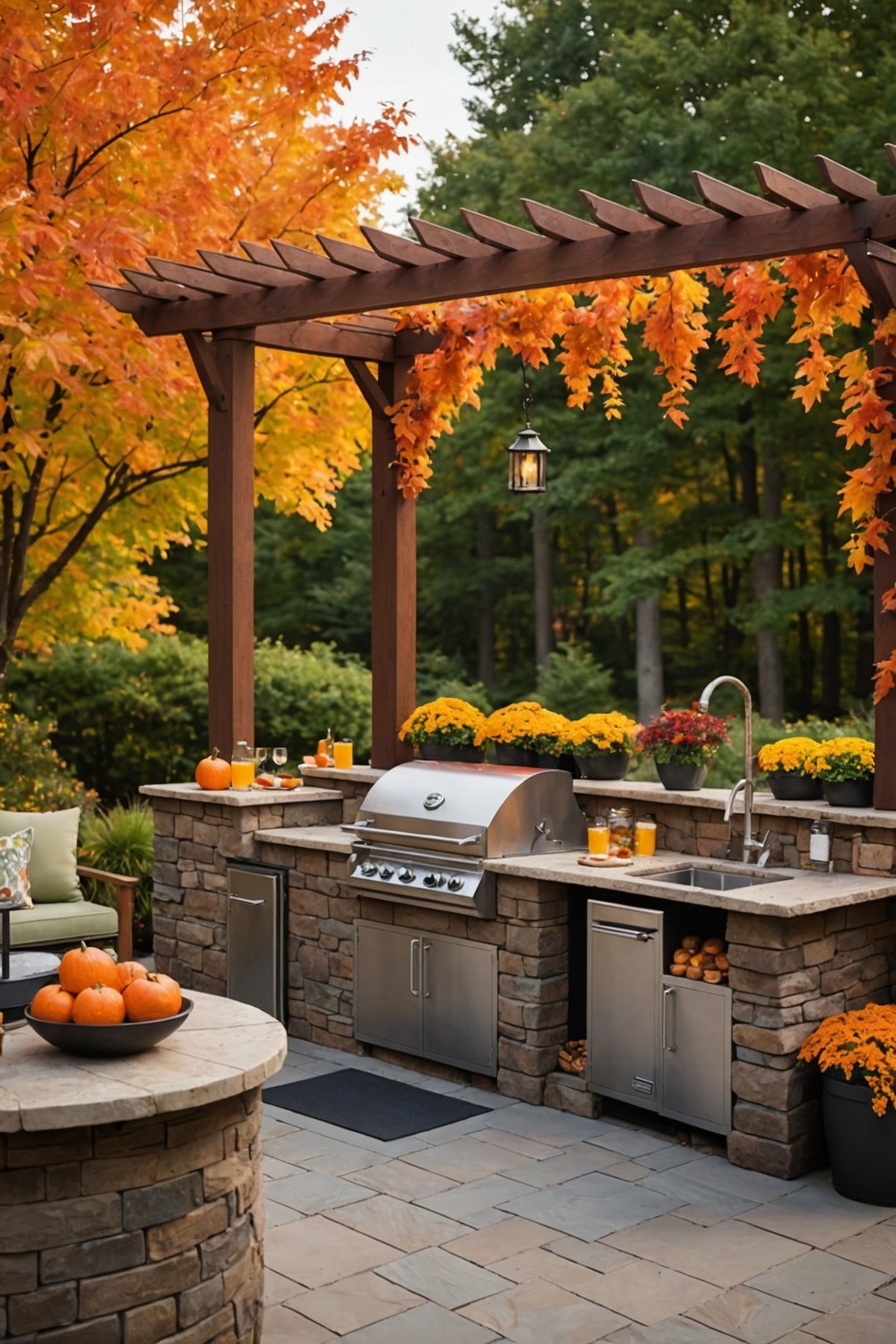 Create an Outdoor Kitchen Space