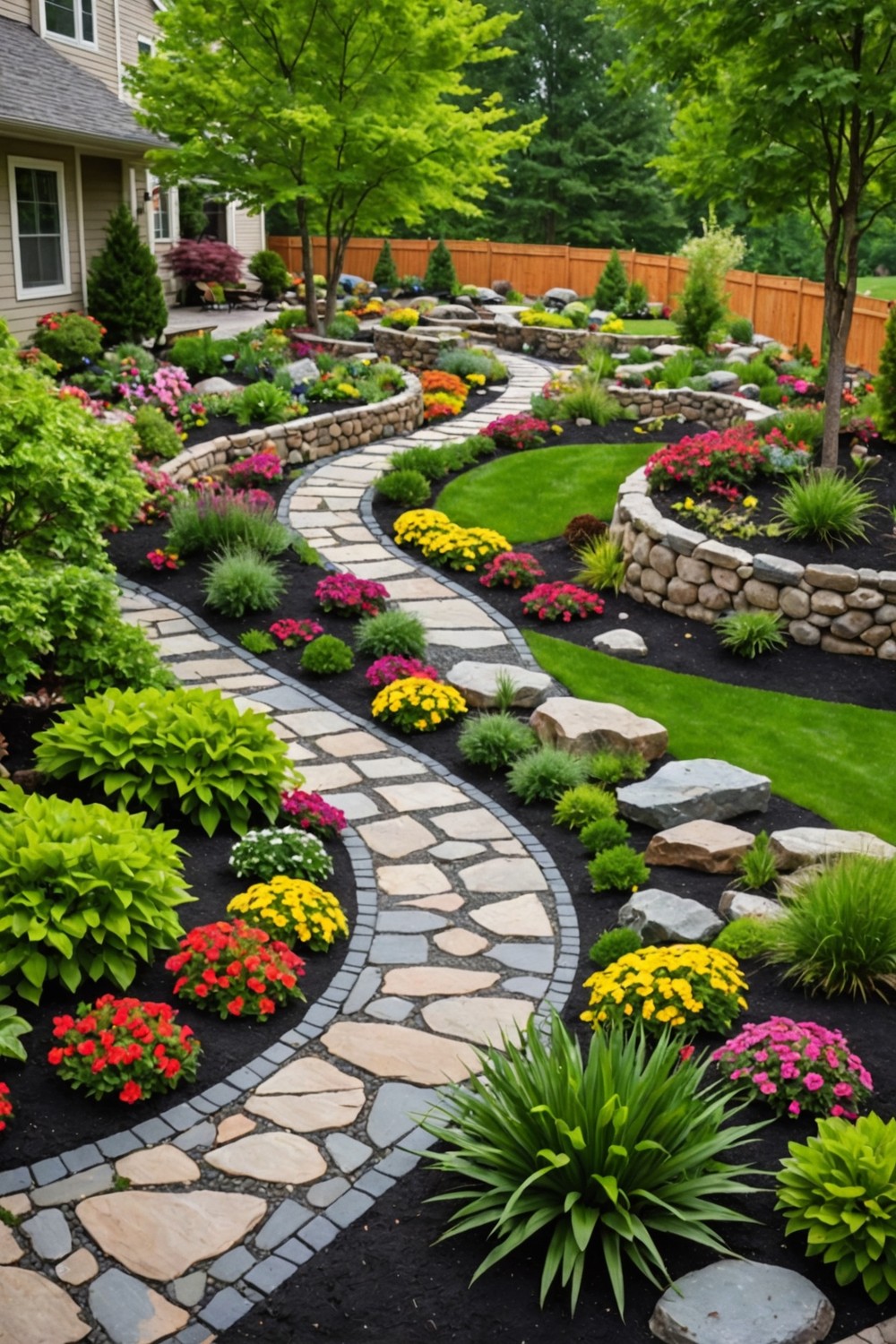 Decorative Rock Borders