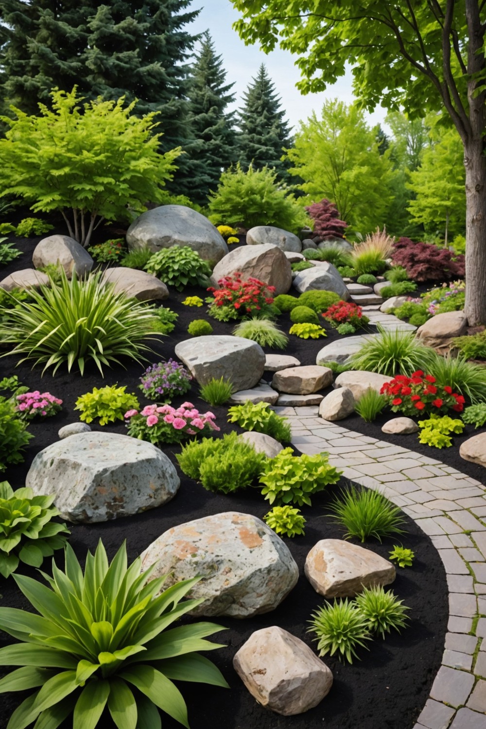 Design a Boulder Garden Bed