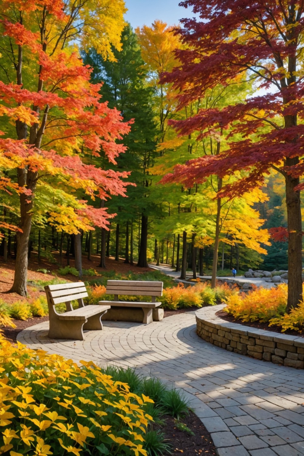 Design a Leaf-Peeping Observation Area