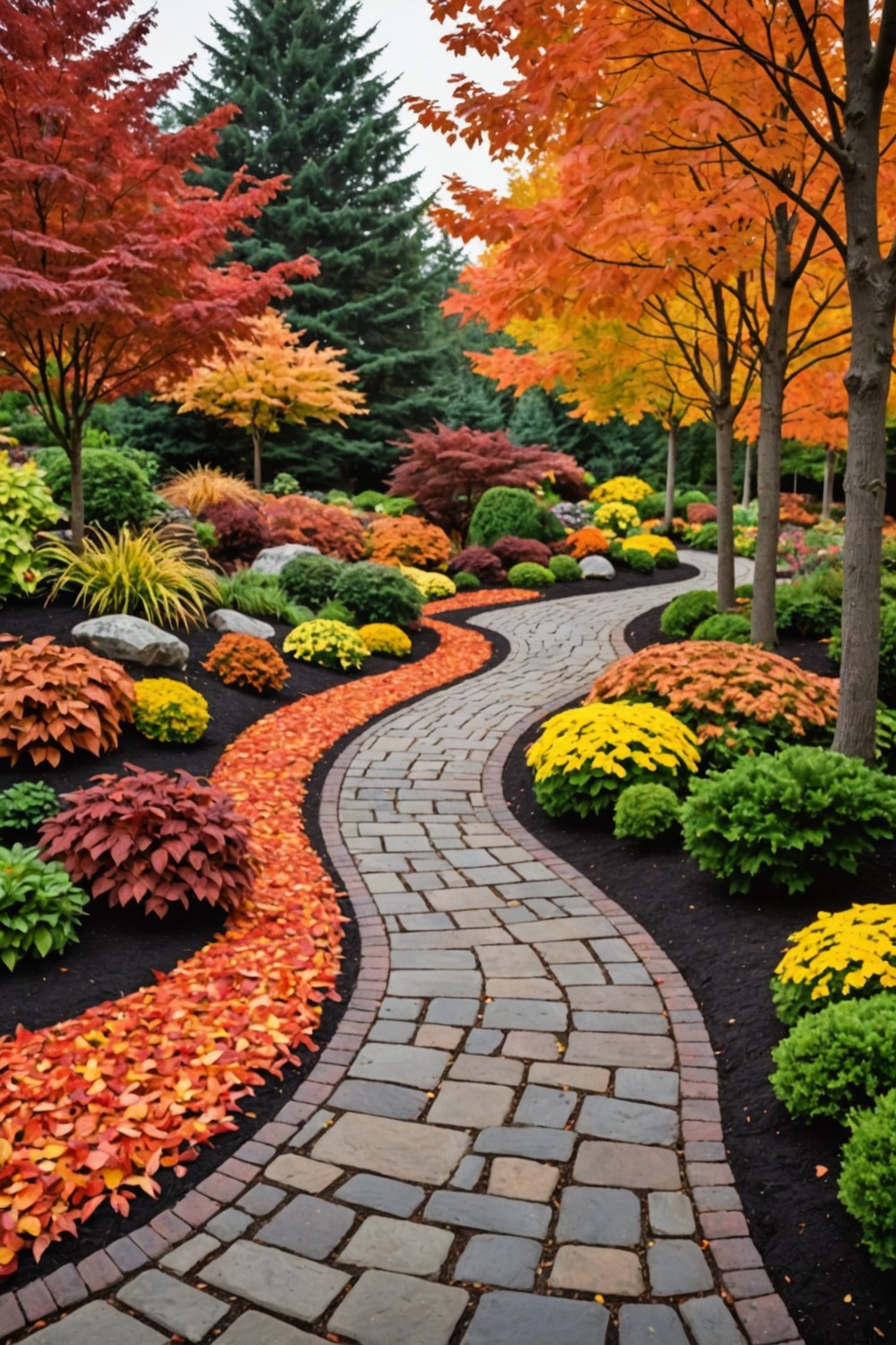 Design a Seasonal Pathway with Mulch