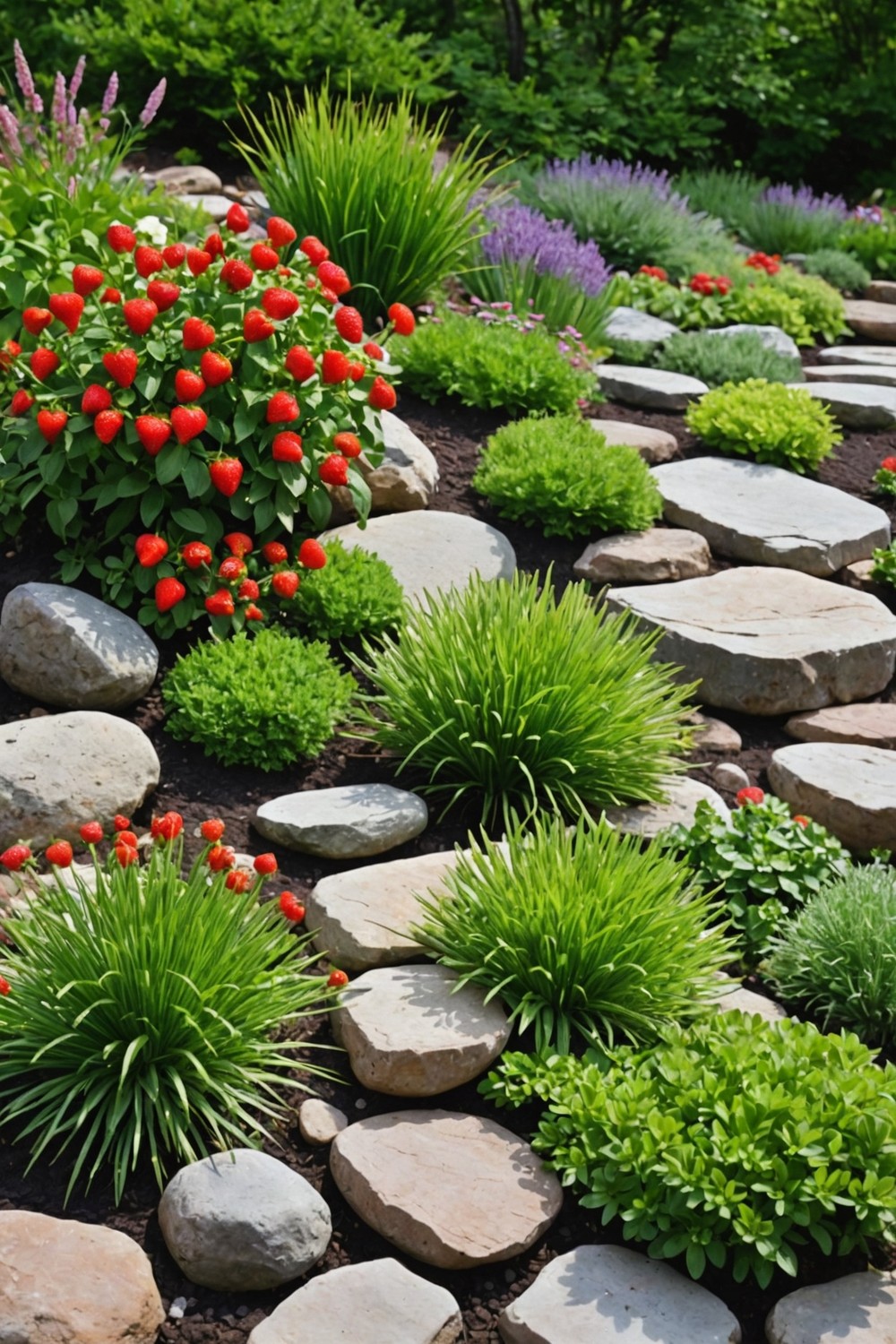 Edible Plants in Rock Gardens