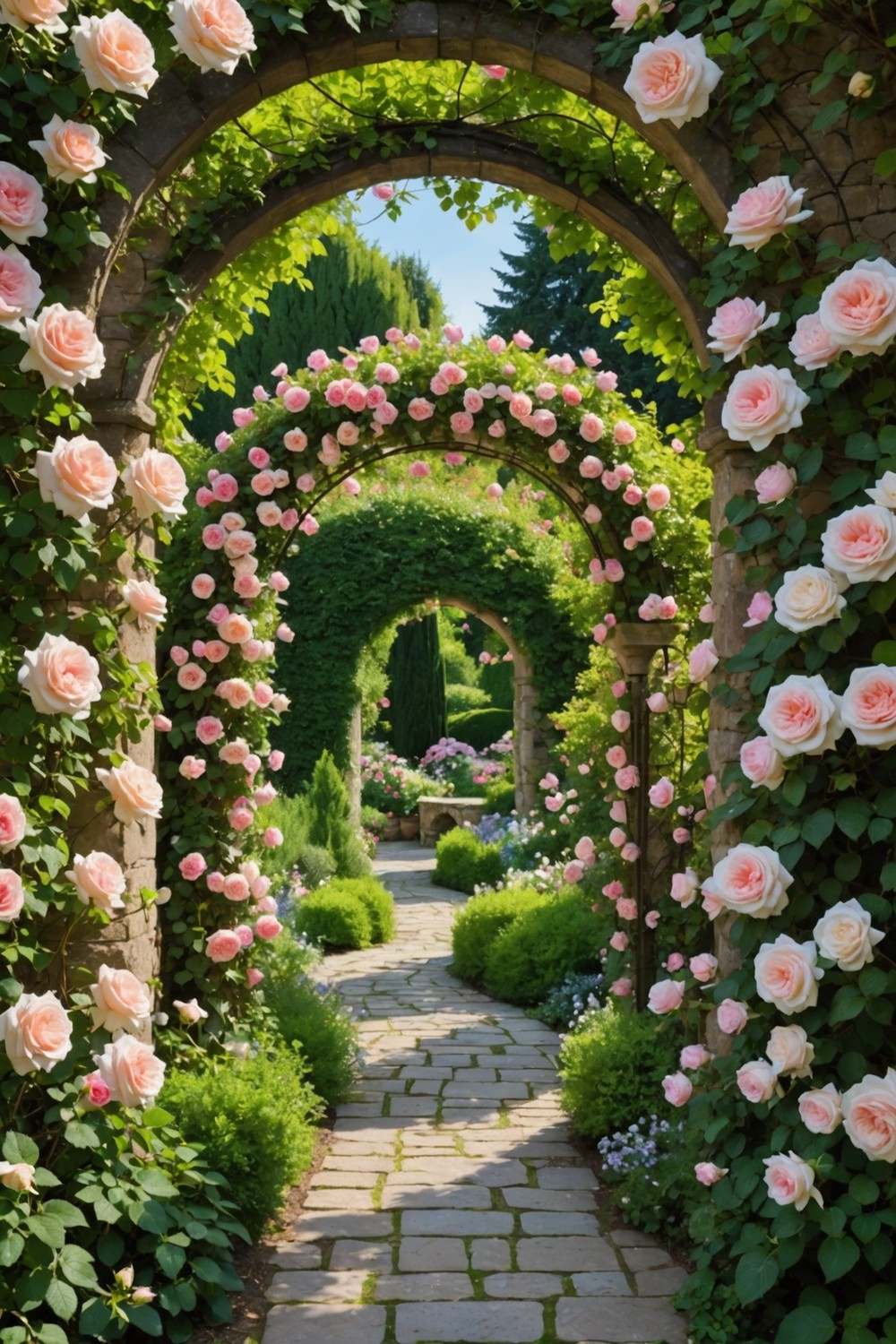 Fragrant Rose Arches