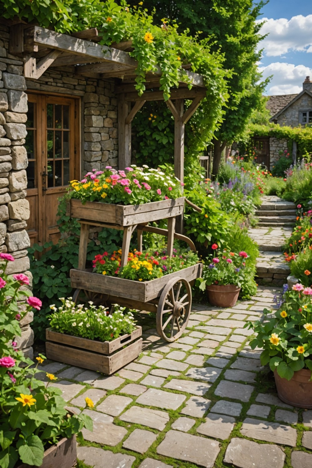 Garden Cart Planters