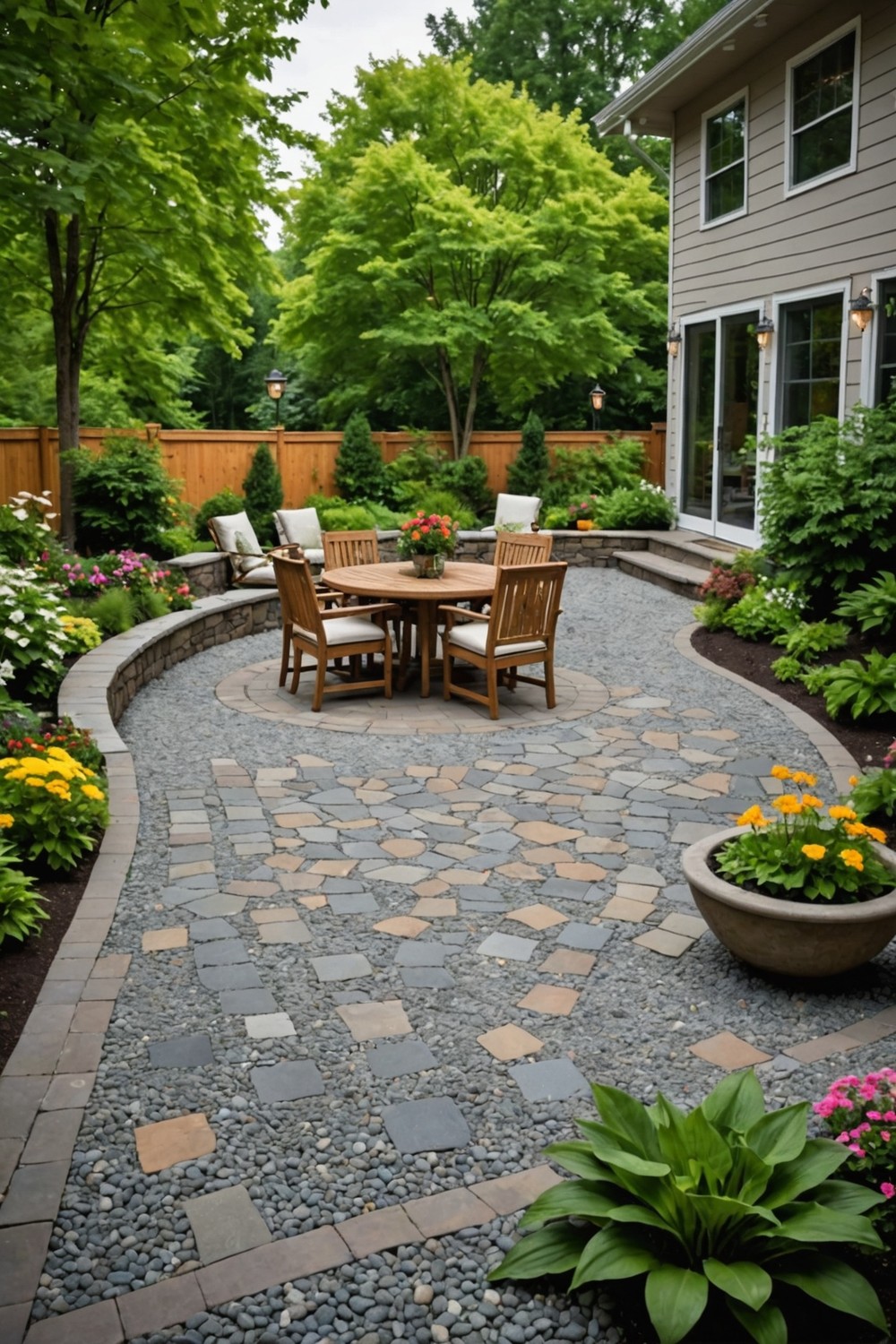 Gravel or Rock Patios