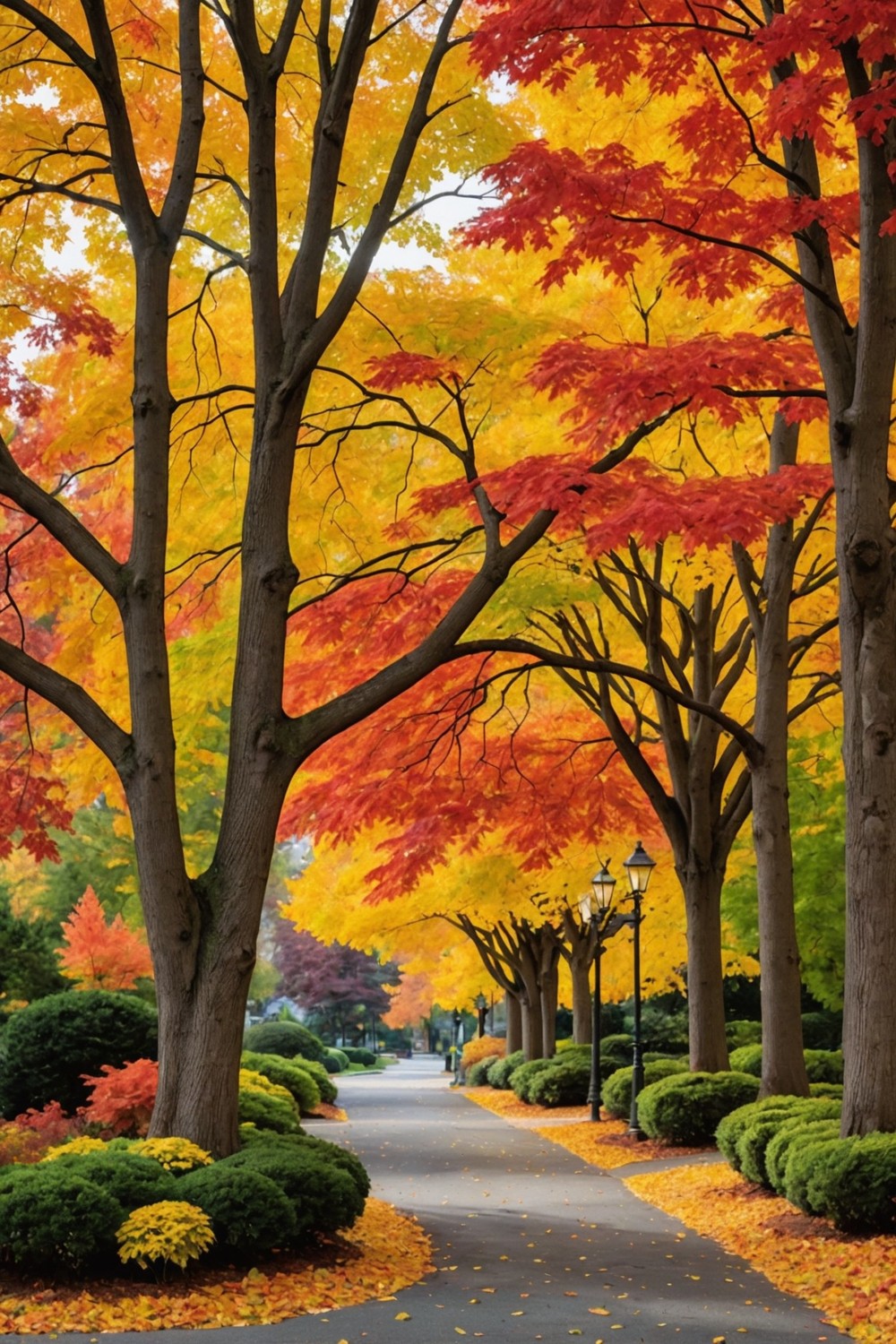 Incorporate Autumn-Foliage Trees