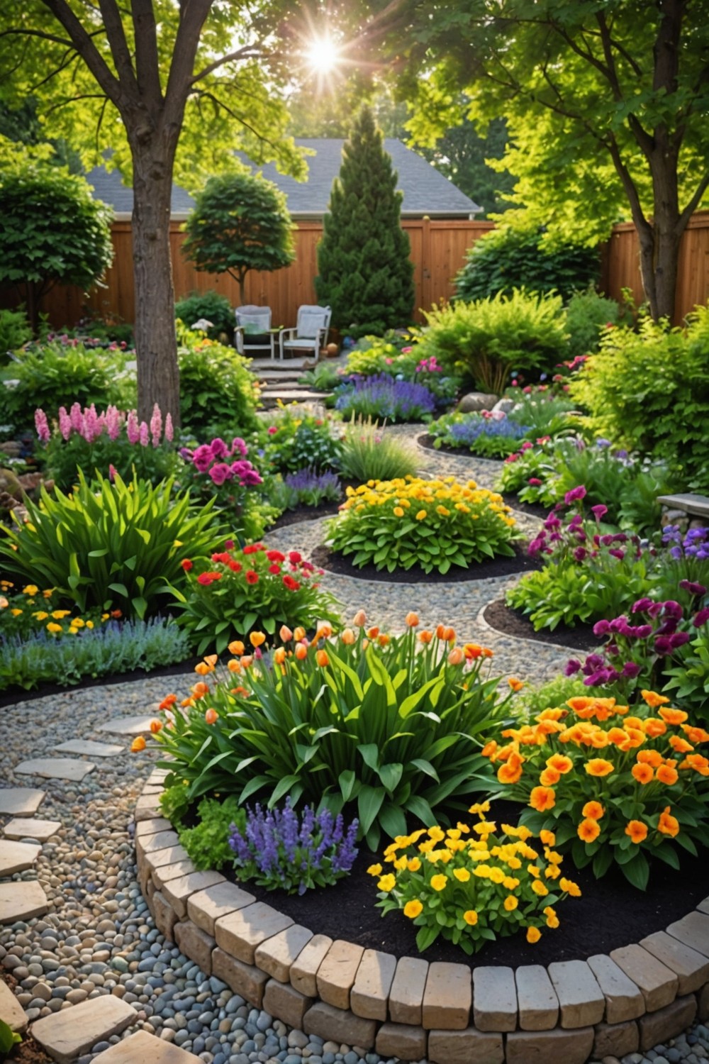 Incorporate Pebbles in Raised Garden Beds