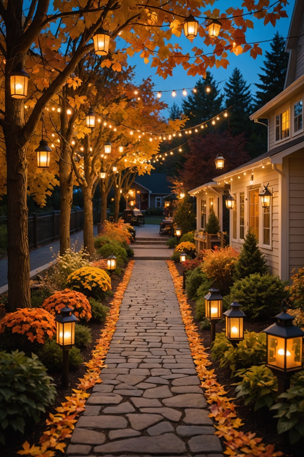 Install Outdoor Lights for Ambiance