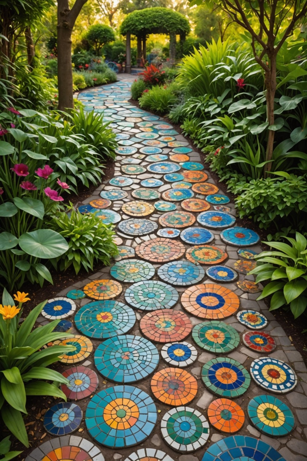 Mosaic Stepping Stones