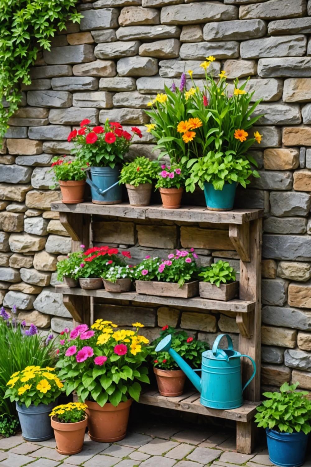 Repurposed Pallet Planters