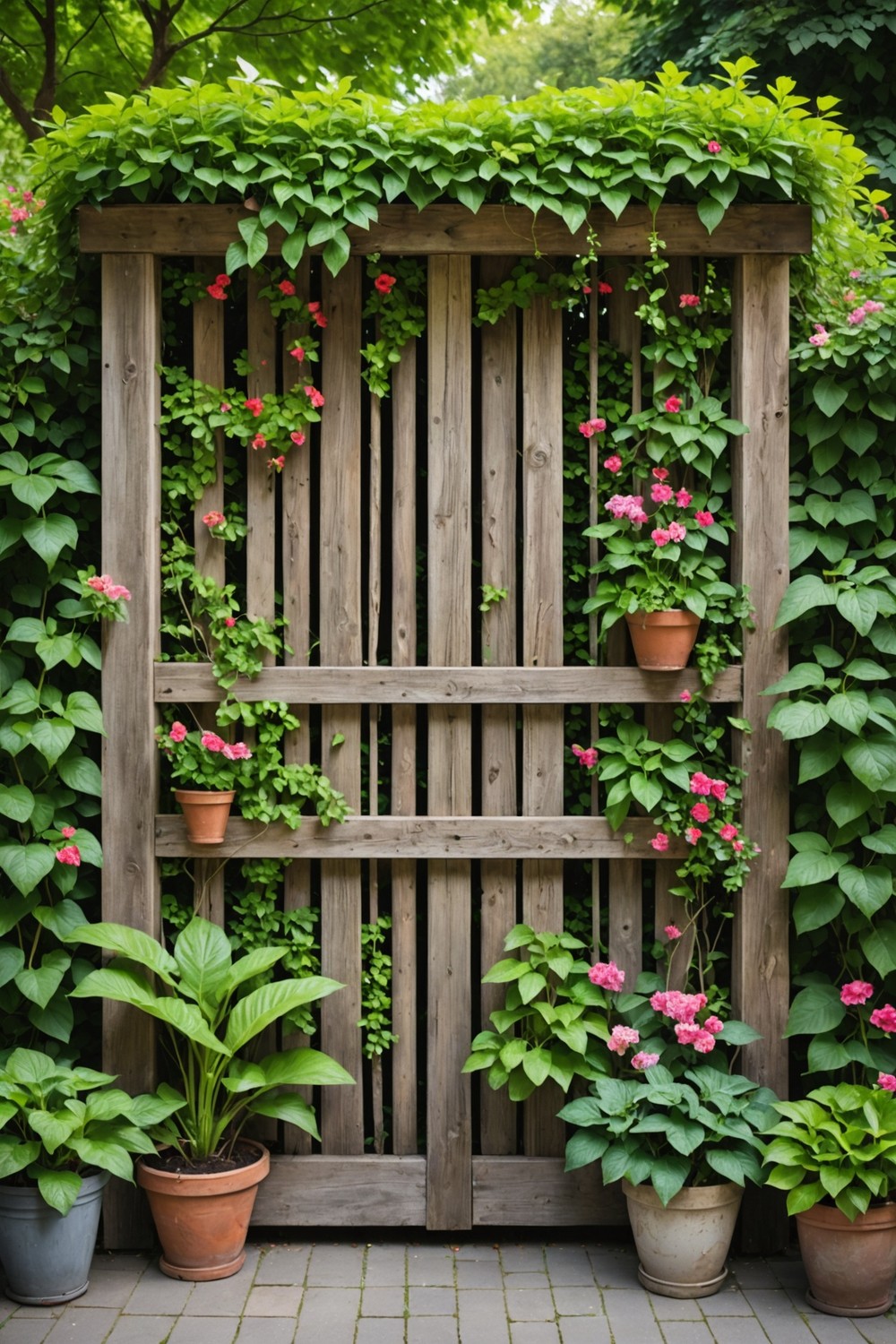 Rustic Wooden Decorative Screens