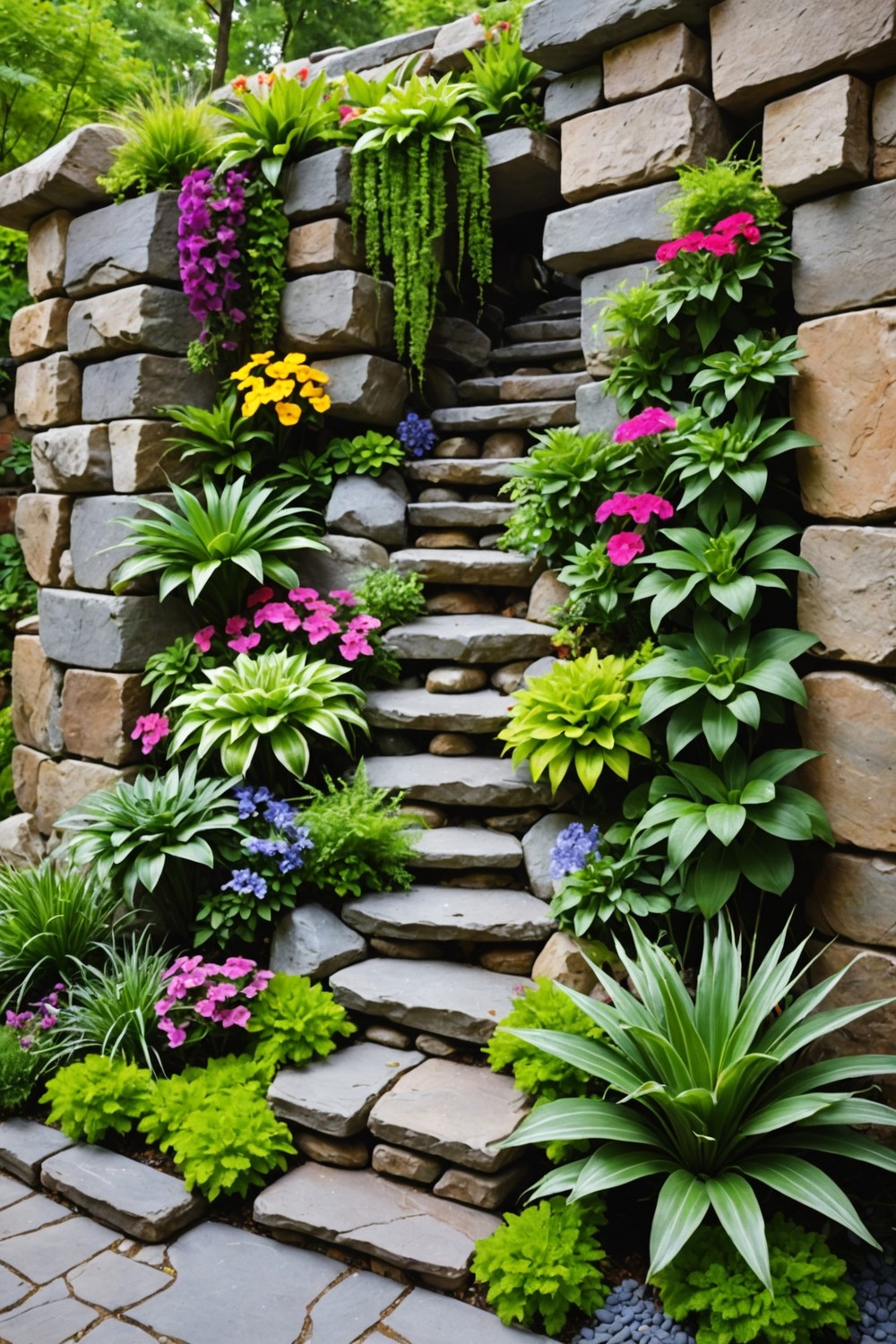 Vertical Rock Garden