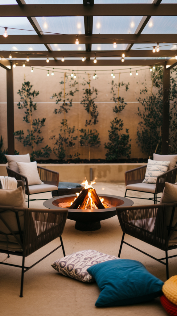 Cozy Fire Pit Area