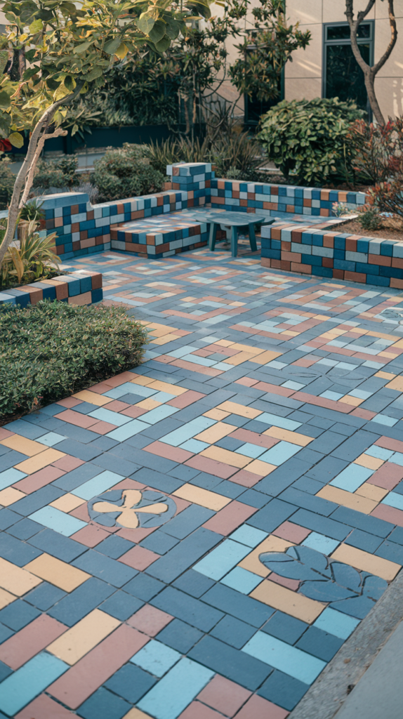 Multi-Color Brick Pattern