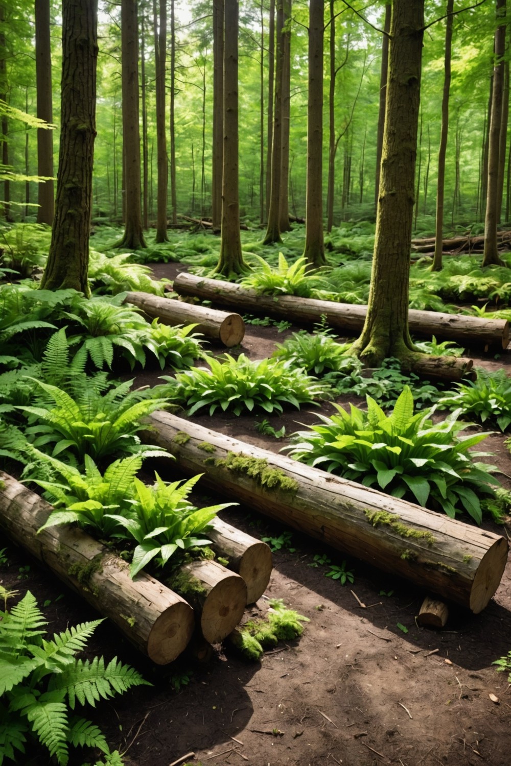 Build Rustic Log Planters