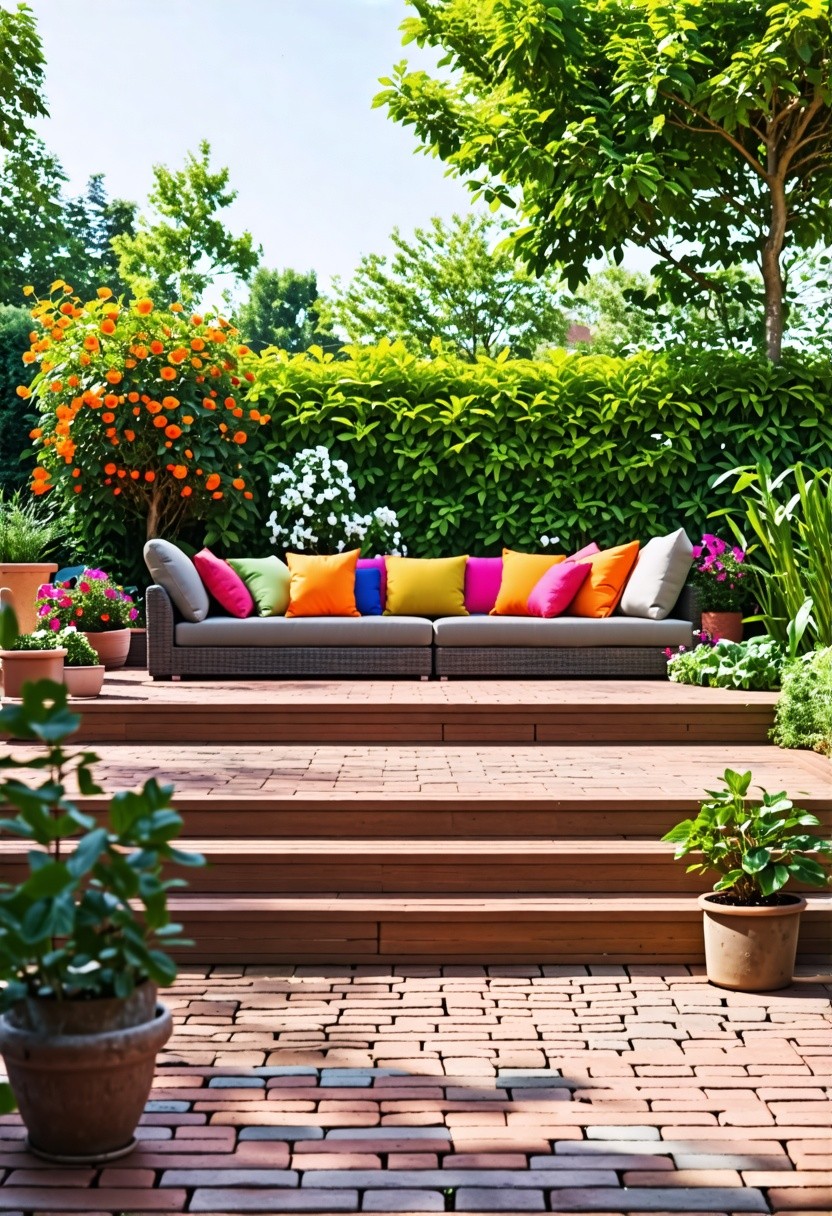 Elevated Brick Deck