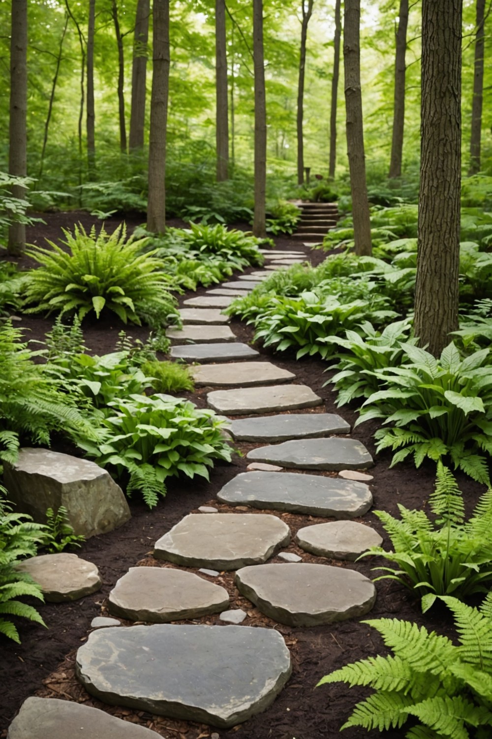 Use Natural Stone Stepping Stones