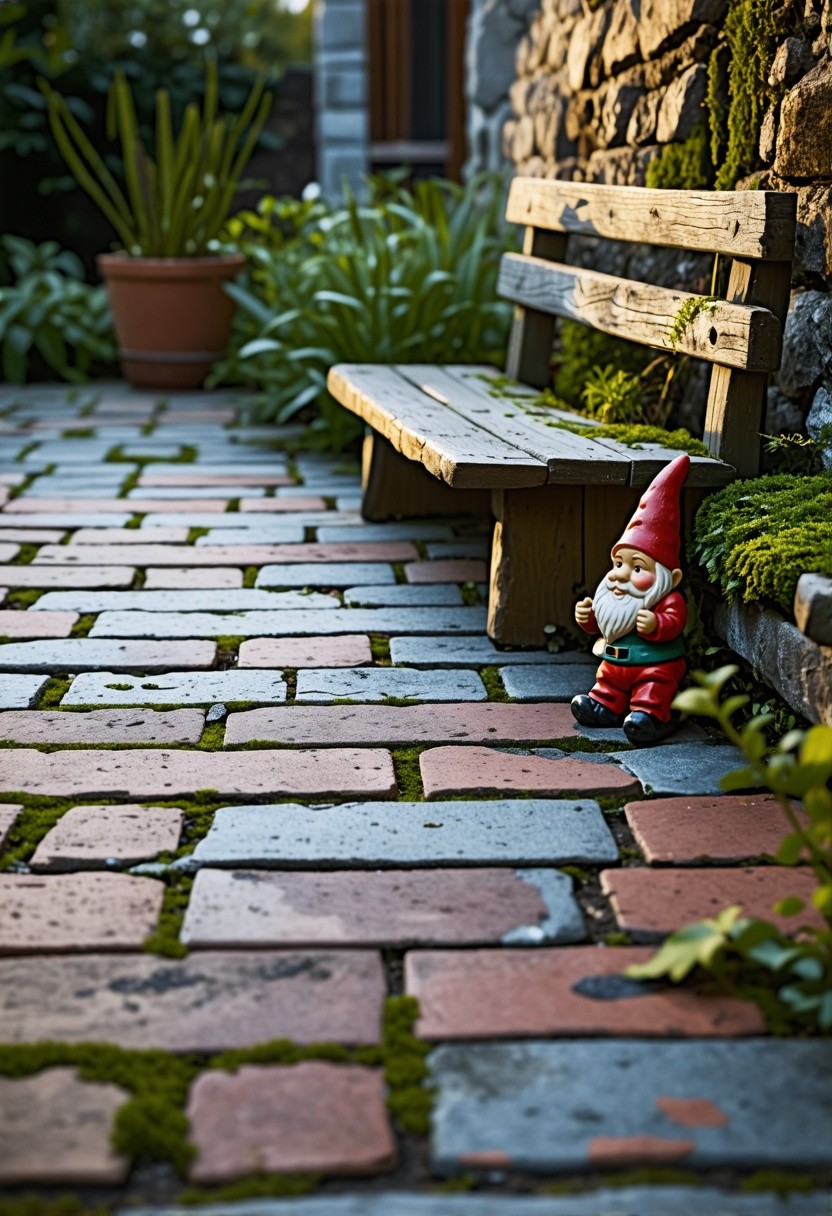 Vintage Brick Patio