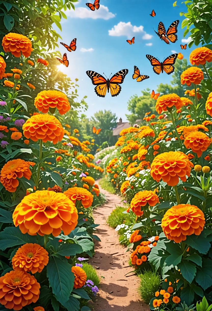 Building a Butterfly Garden with Marigolds