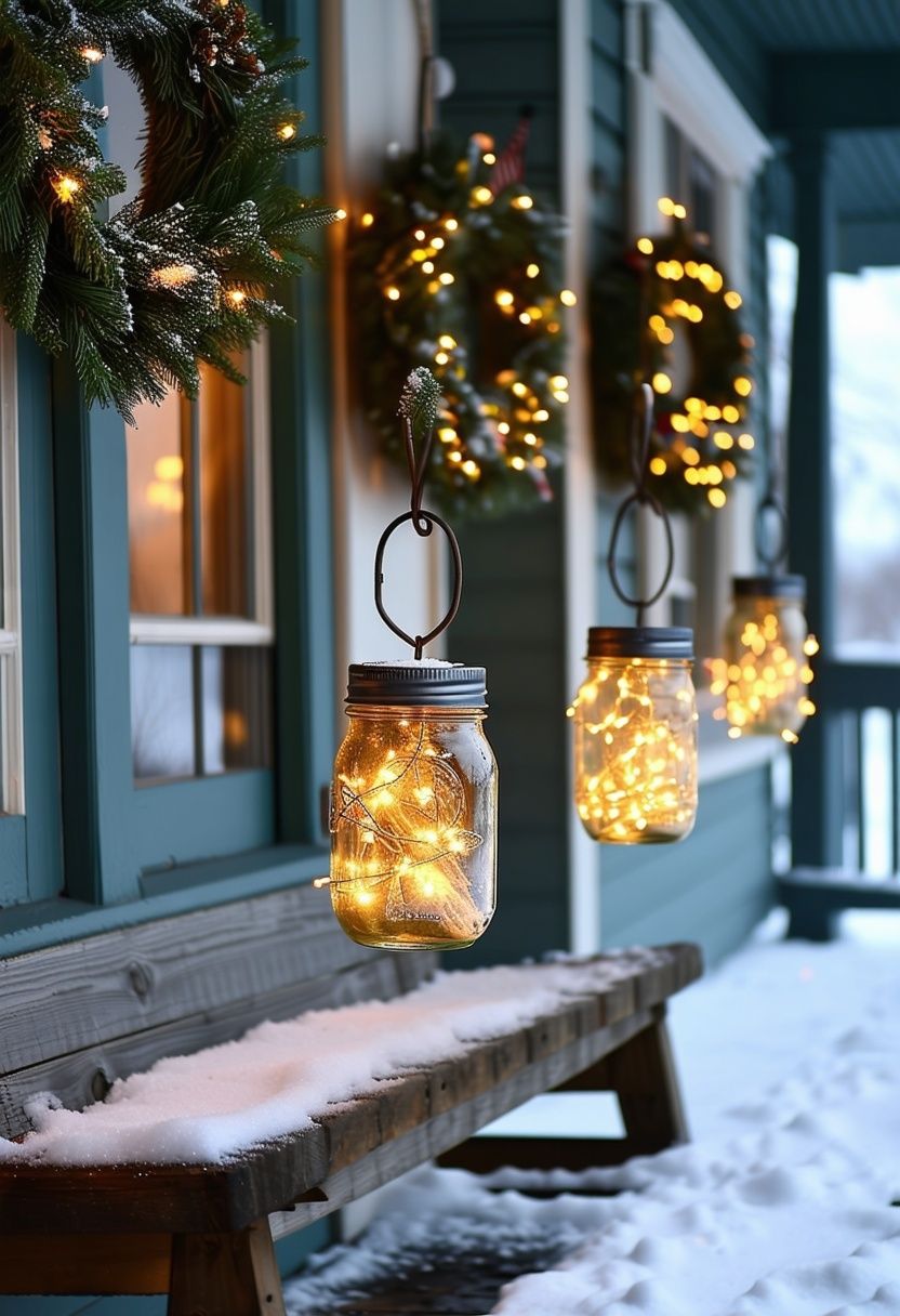 DIY Mason Jar Lanterns