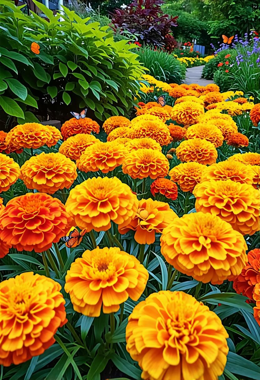 Marigold Ground Cover for Homegrown Beauty