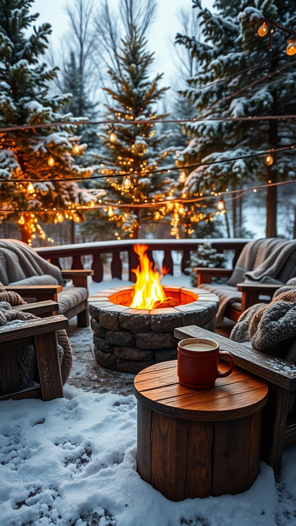 Cozy Fire Pit Area