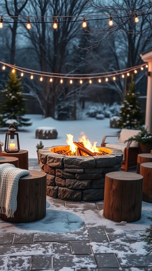 Cozy Fire Pit Setup