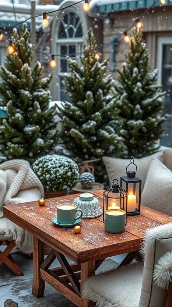 cozy winter patio ideas for a warm outdoor esca