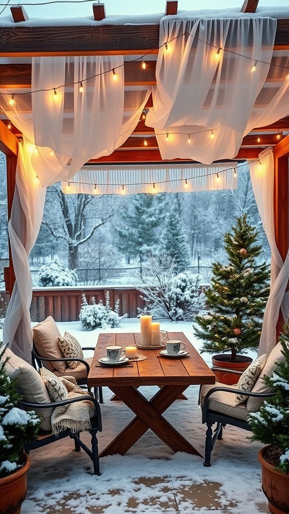 creative patio cover ideas for winter protection