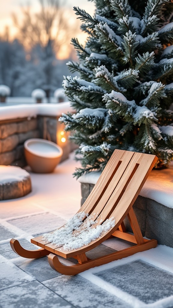 Decorative Wooden Sleds