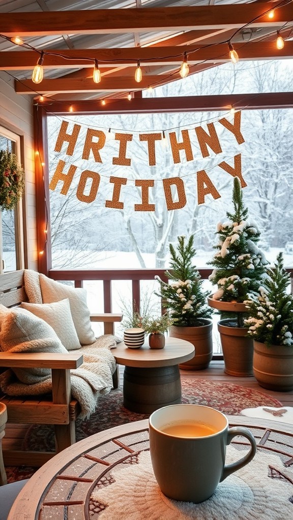 DIY Holiday Banners