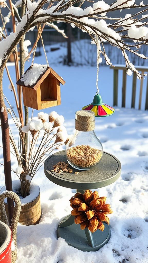 DIY Winter Bird Feeders