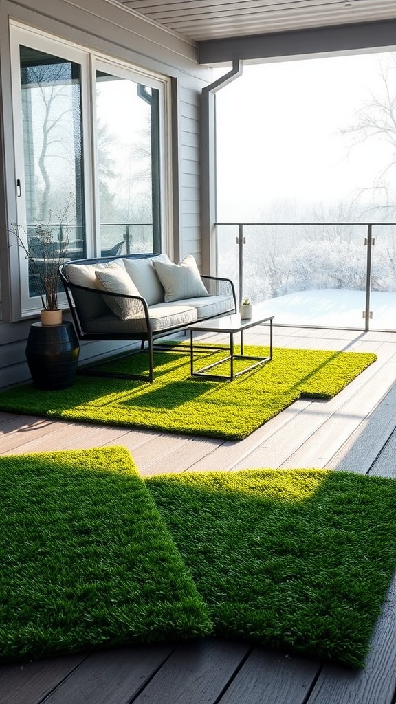 Faux Grass Mats