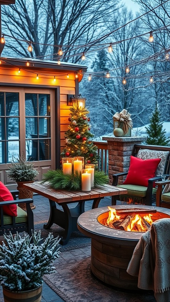 festive holiday patio ideas for the winter season