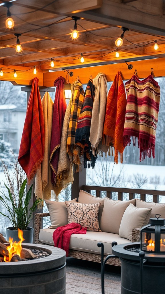 Hang Up Outdoor Blankets