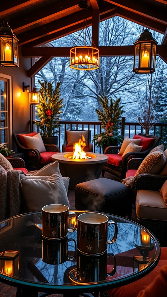 heated patio ideas for a luxurious winter experienc