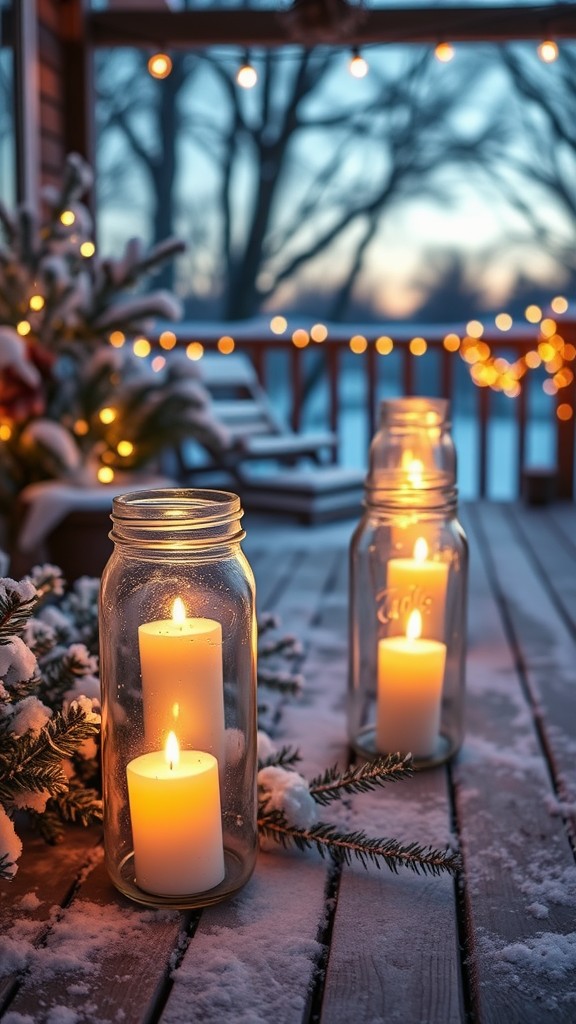 Mason Jar Tiki Torches