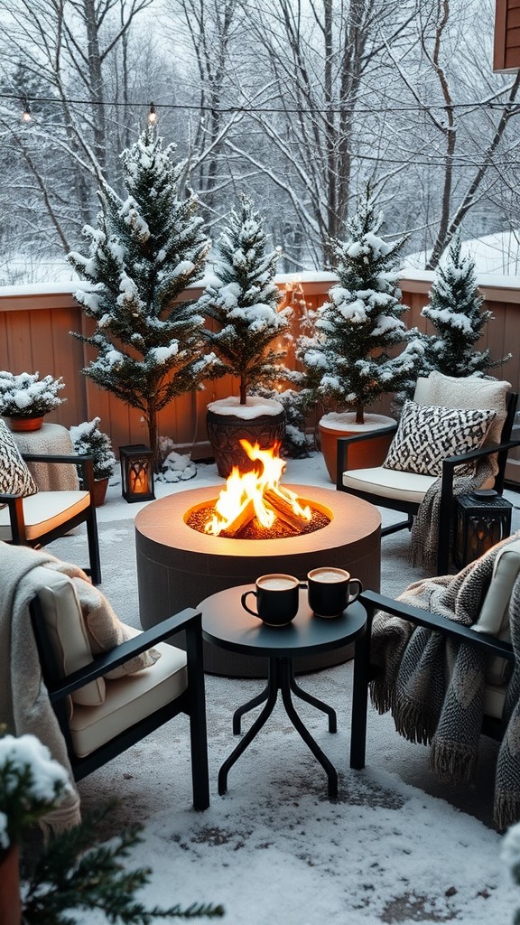 Outdoor Firepits for Warmth