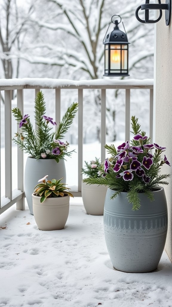 Potted Winter Blooms