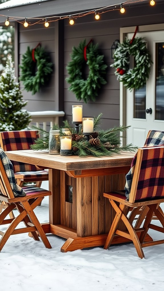 Rustic Wood Tables