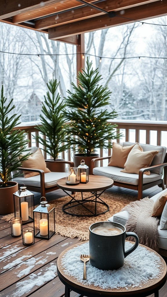 scandinavian-inspired winter patio ideas