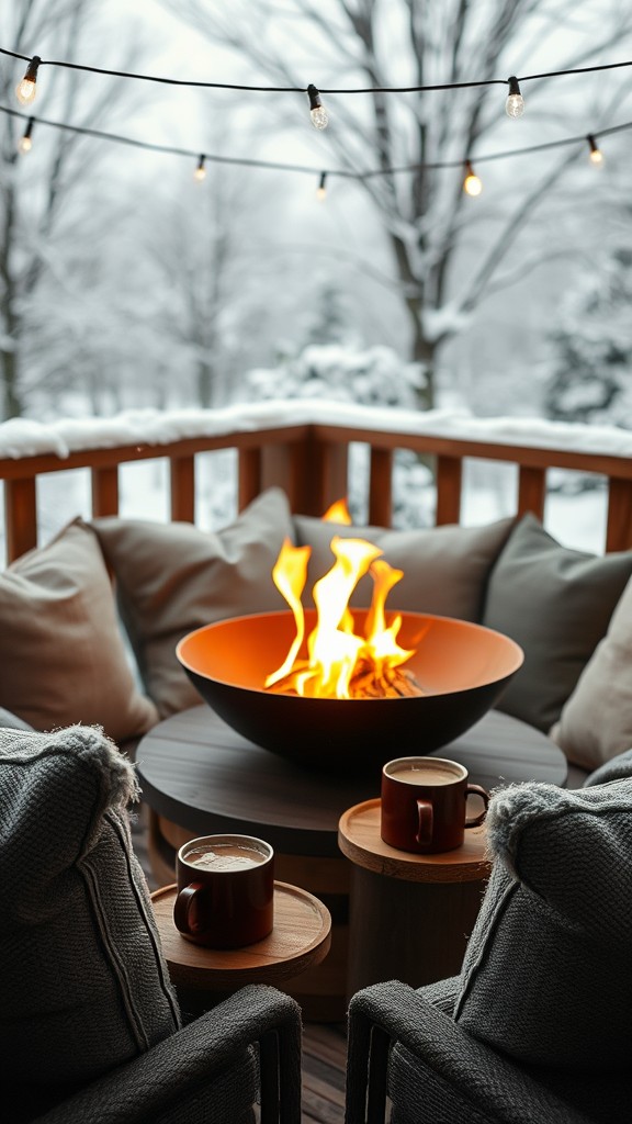 Tabletop Fire Bowl for Intimate Settings