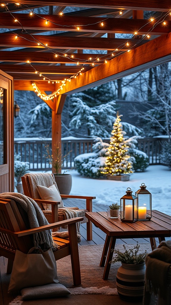 Warm Lighting with String Fairy Lights